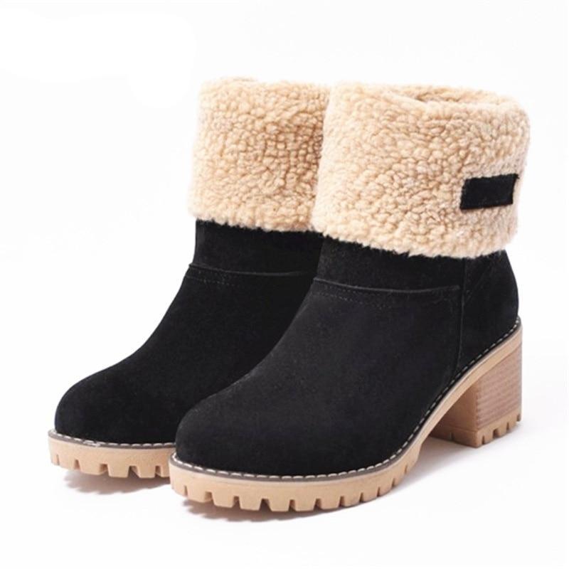 Winter Fur Warm Snow Boots
