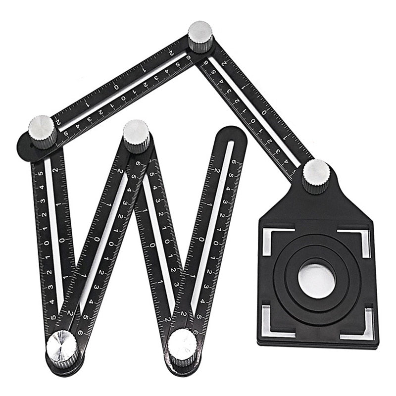 6-sided Aluminum Alloy Angle Measuring Tool