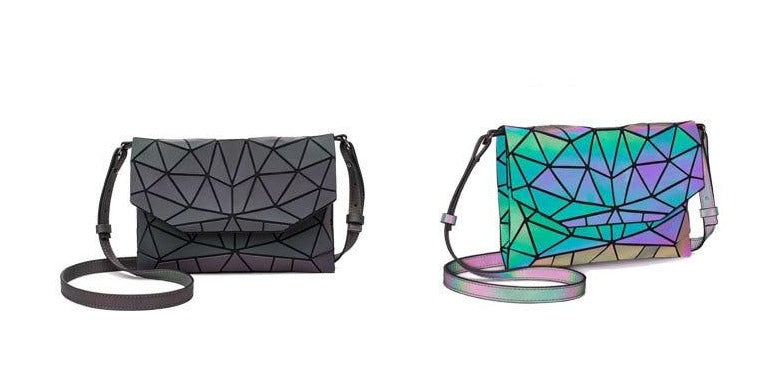 Geometric Luminous Crossbody Bag