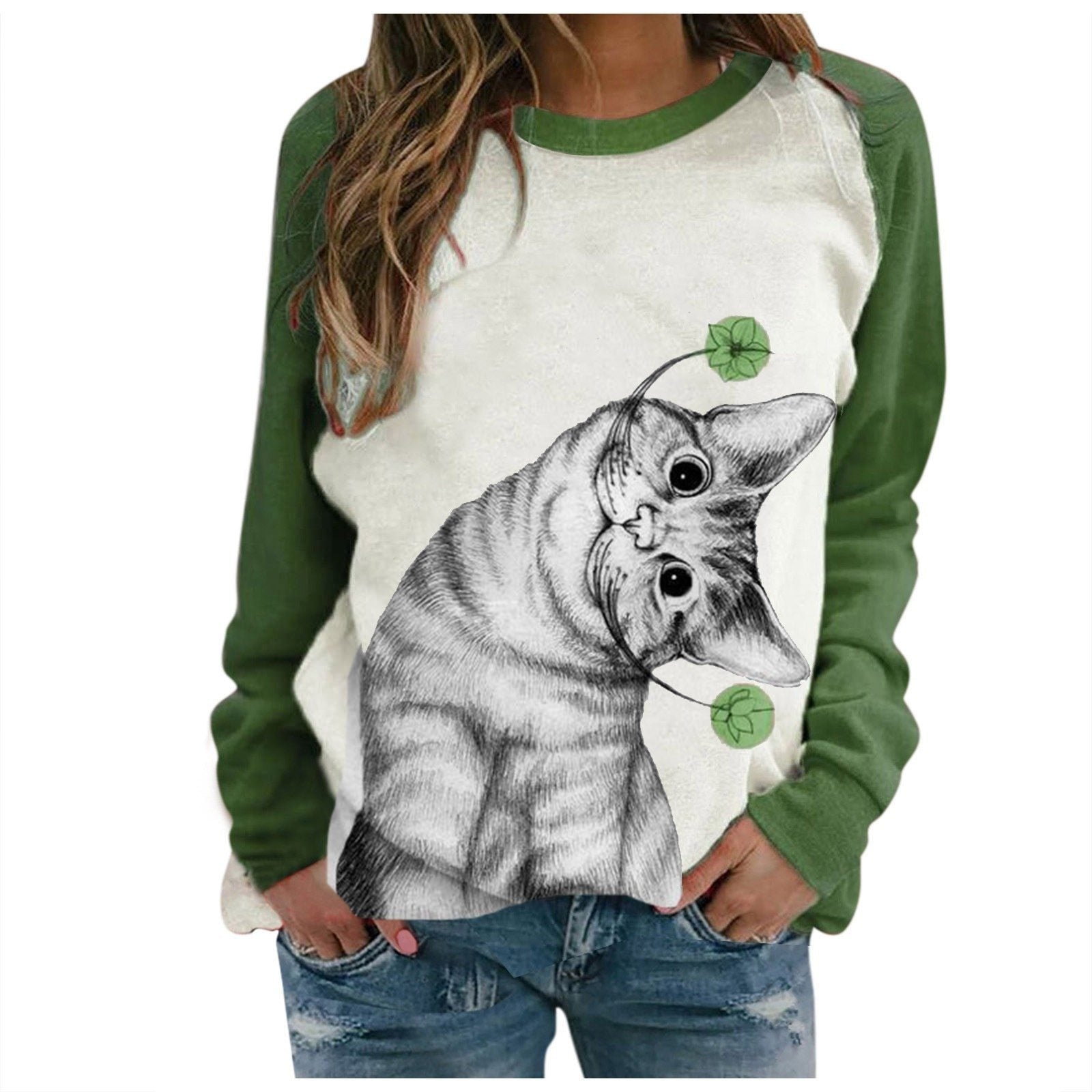 Women's Printed Sweatshirt
