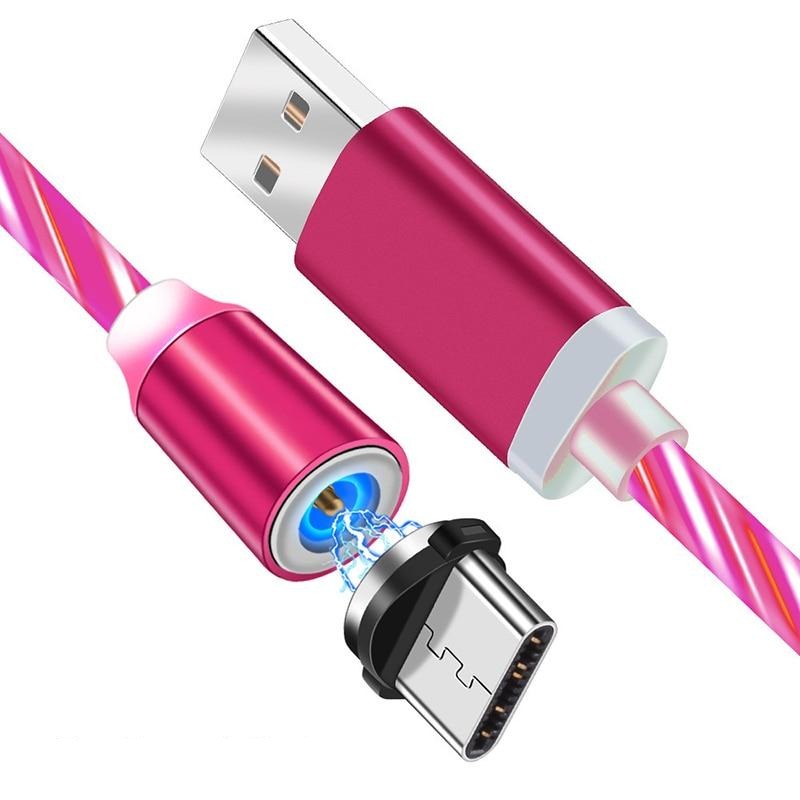 iGlow Glowing LED Magnetic 3 in 1 USB Charging Cable