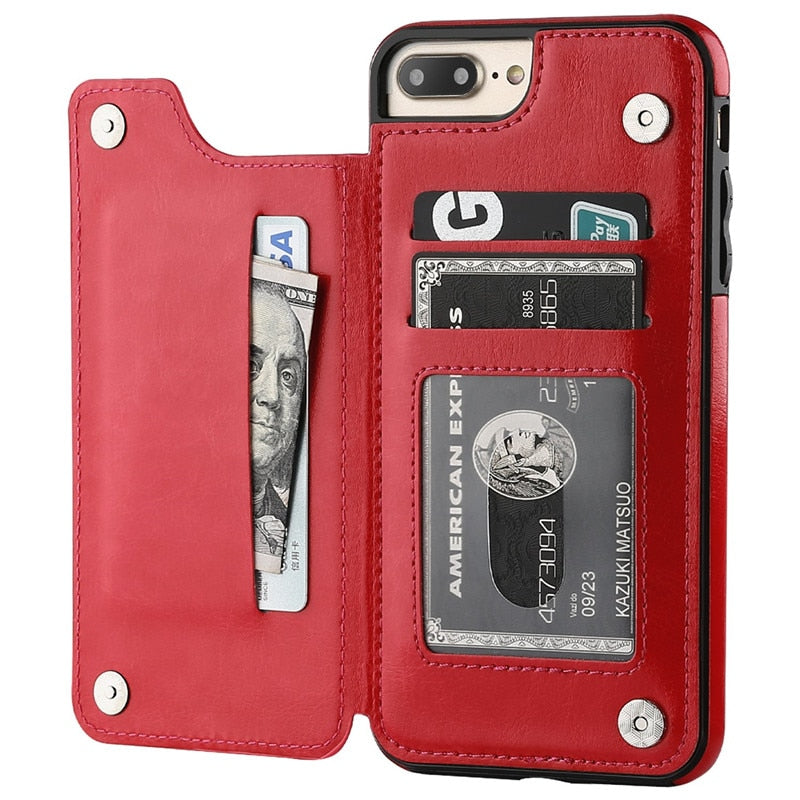 iPhone Leather Wallet Case