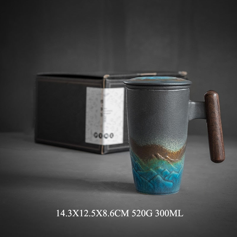 Keramisk kaffe- og tekopp
