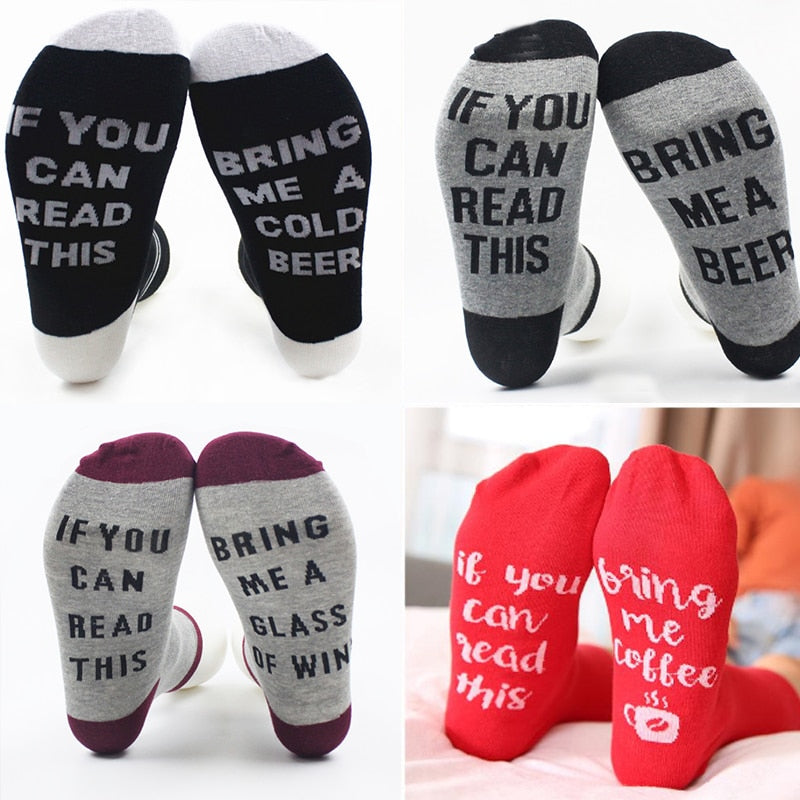 Bring Me Wine Socks
