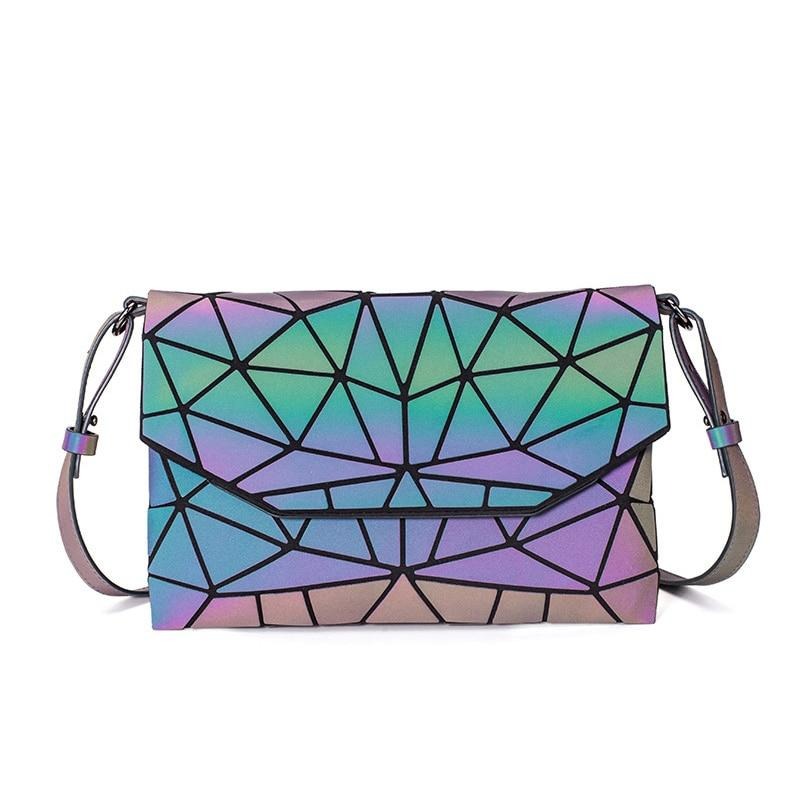 Geometric Luminous Crossbody Bag