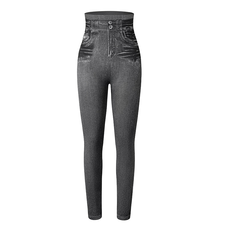 Perfekt passform jeansleggings