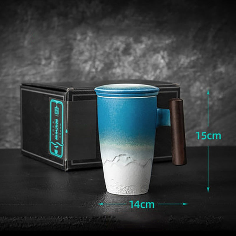 Keramisk kaffe- og tekopp