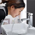 Universal splash filter tap
