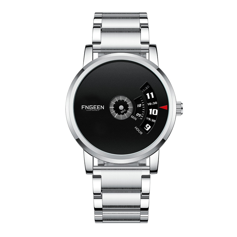 Unique men's timepiece