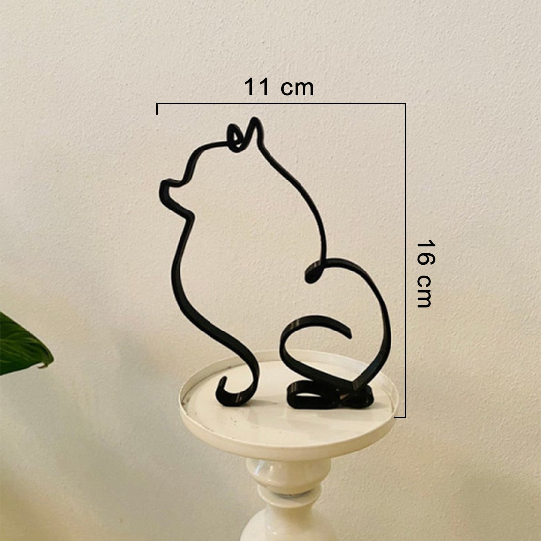 Minimalist Dog Art Sculpture