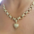 Heart Zirconia Necklace