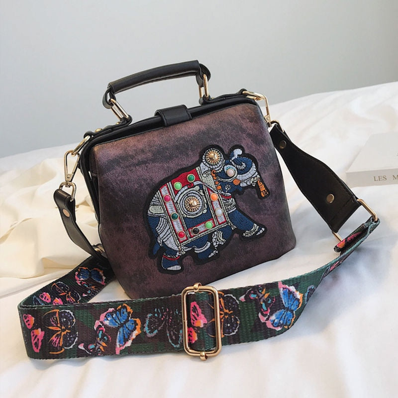 Mandala Embroidered Bag