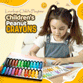 Kid's Washable Peanut Crayons Set