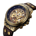 Steampunk Vintage Skjelettklokke