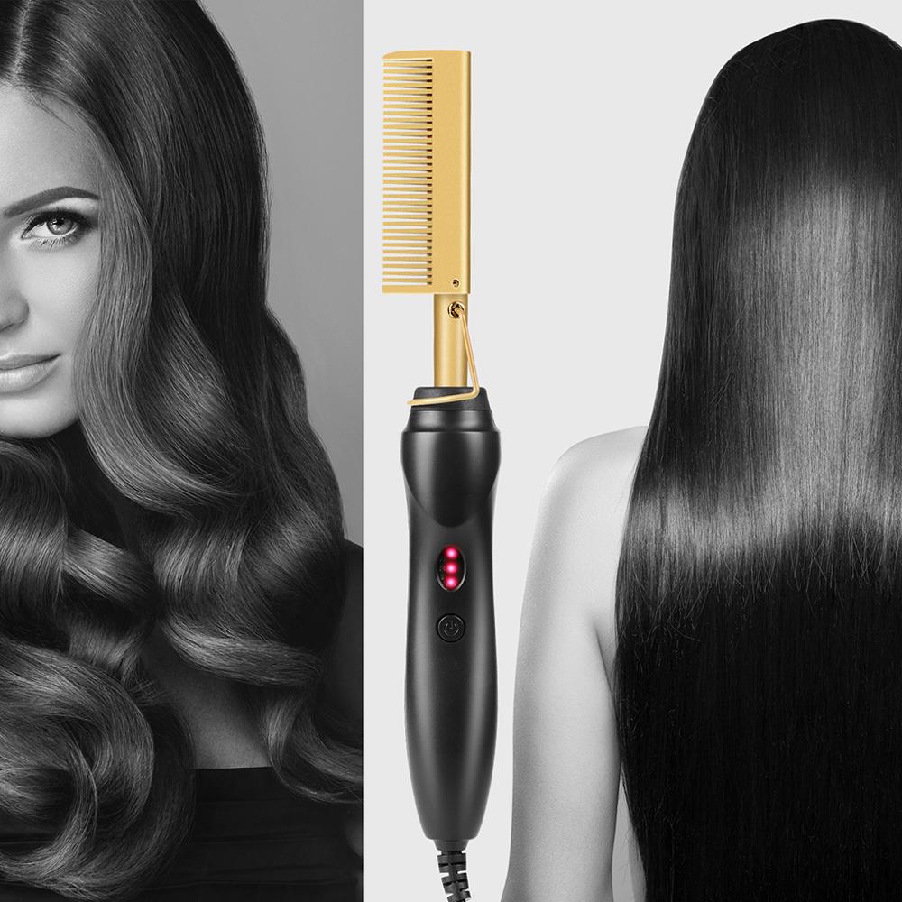 COMBPRO - Hair curler and hair straightener