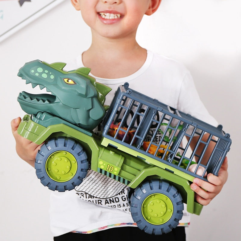 Dinosaur truck toy