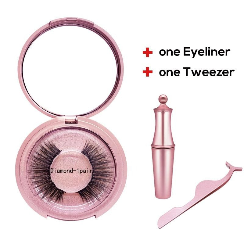 Magnetic eyelash set