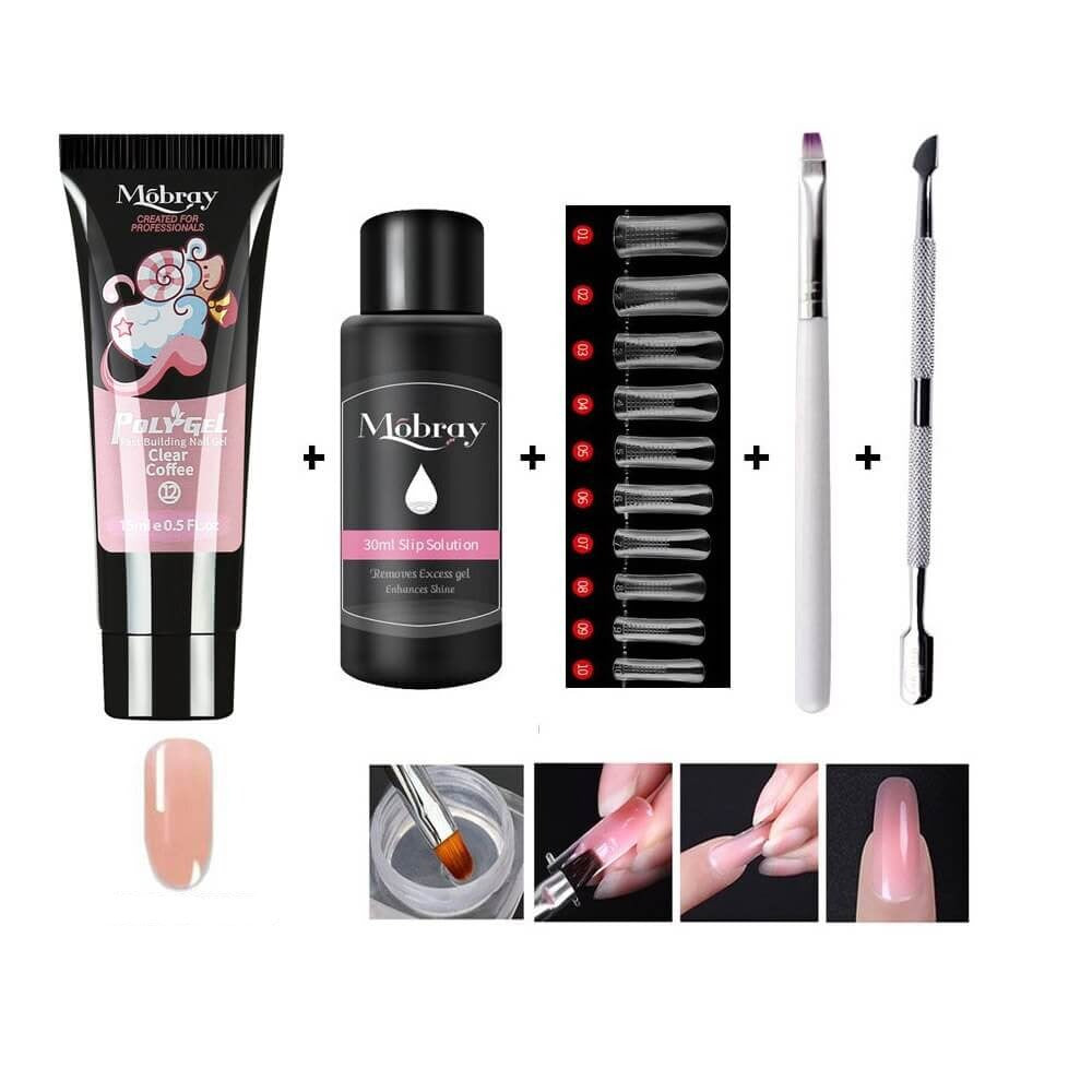 Luksuriøst Poly Gel Nail Kit