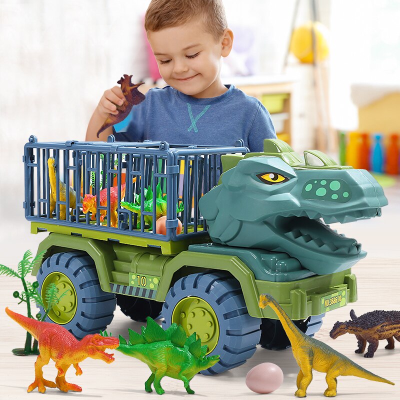 Dinosaur truck toy