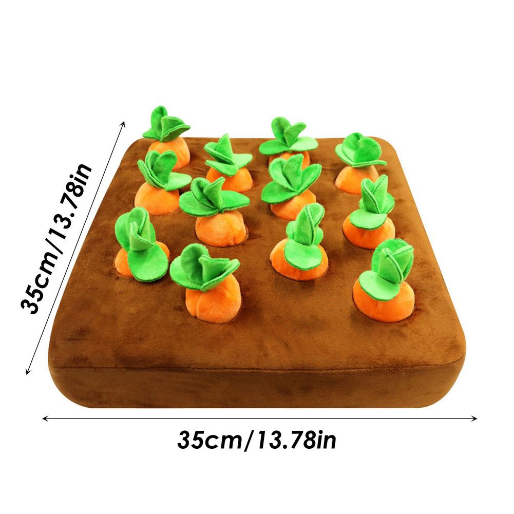 Dog Carrot Plush Toy