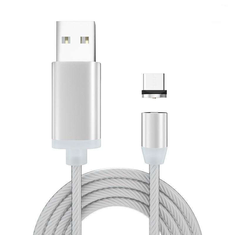 iGlow Glowing LED Magnetic 3 in 1 USB Charging Cable