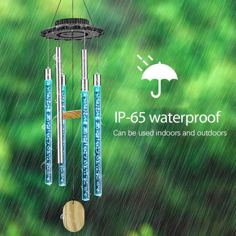Solar Powered Musical Wind Chimes