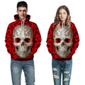 Red Hoodie With Skull