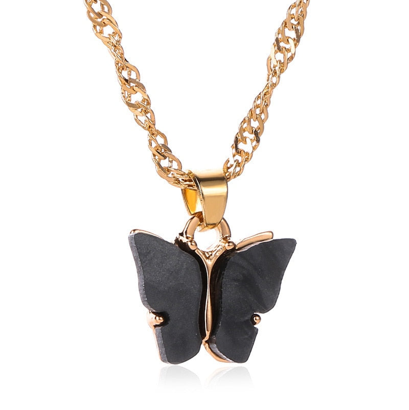Butterfly Gold Necklace