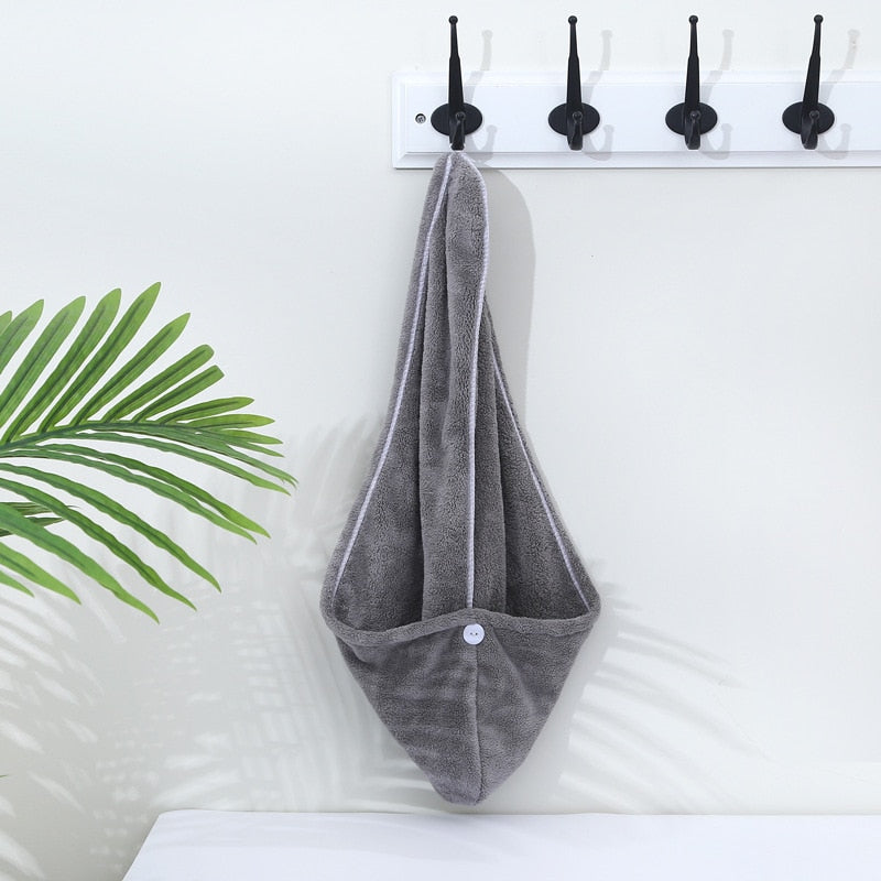 Microfiber Hair Towel (2 Pieces)