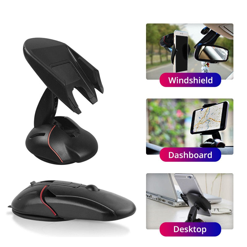 360° Transformable Car Phone Mount