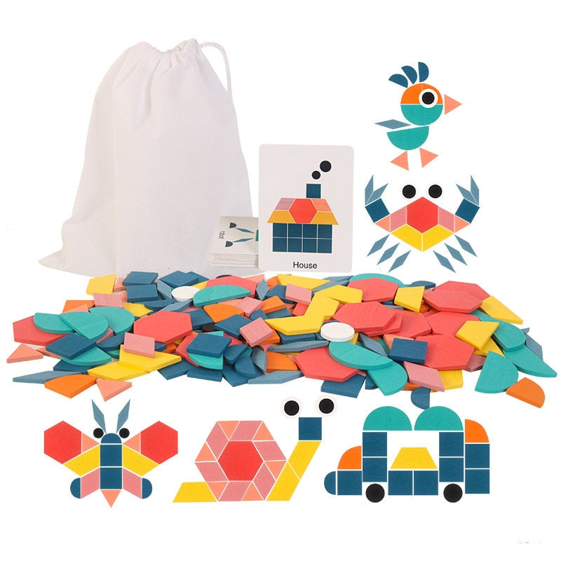 Creative Shapes Wooden Puzzle