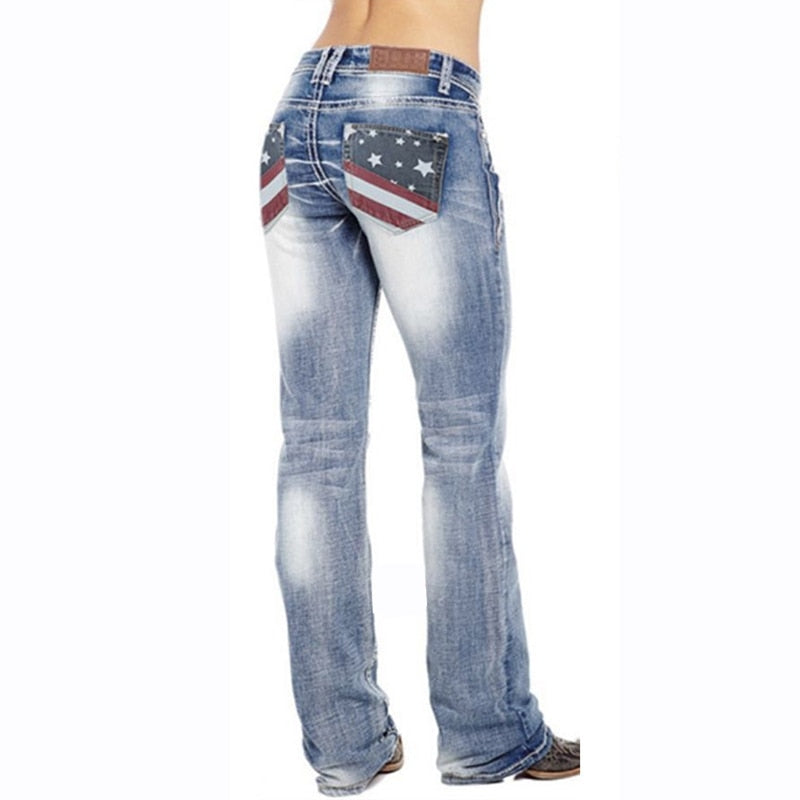 Denim Boot Cut Jeans