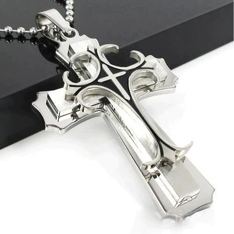 Vnox | Cross Pendant Necklace