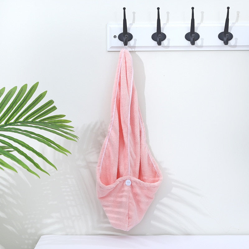 Microfiber Hair Towel (2 Pieces)