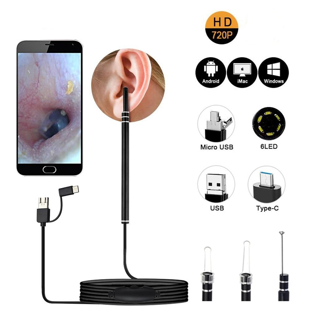 Live Ear Medicinal ear endoscope.