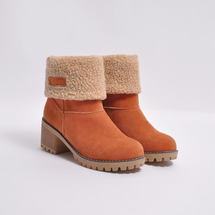 Winter Fur Warm Snow Boots