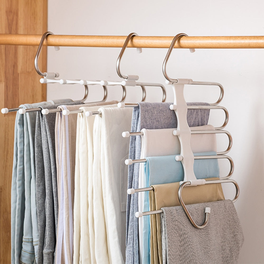 Multifunctional trouser rack