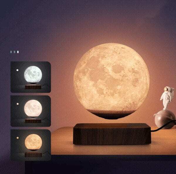 Floating moon night lamp