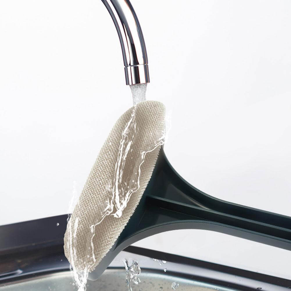 Window screen cleaning brush