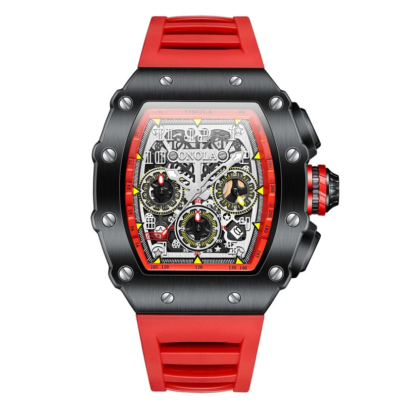 Men's Luminous Tonneau Watch