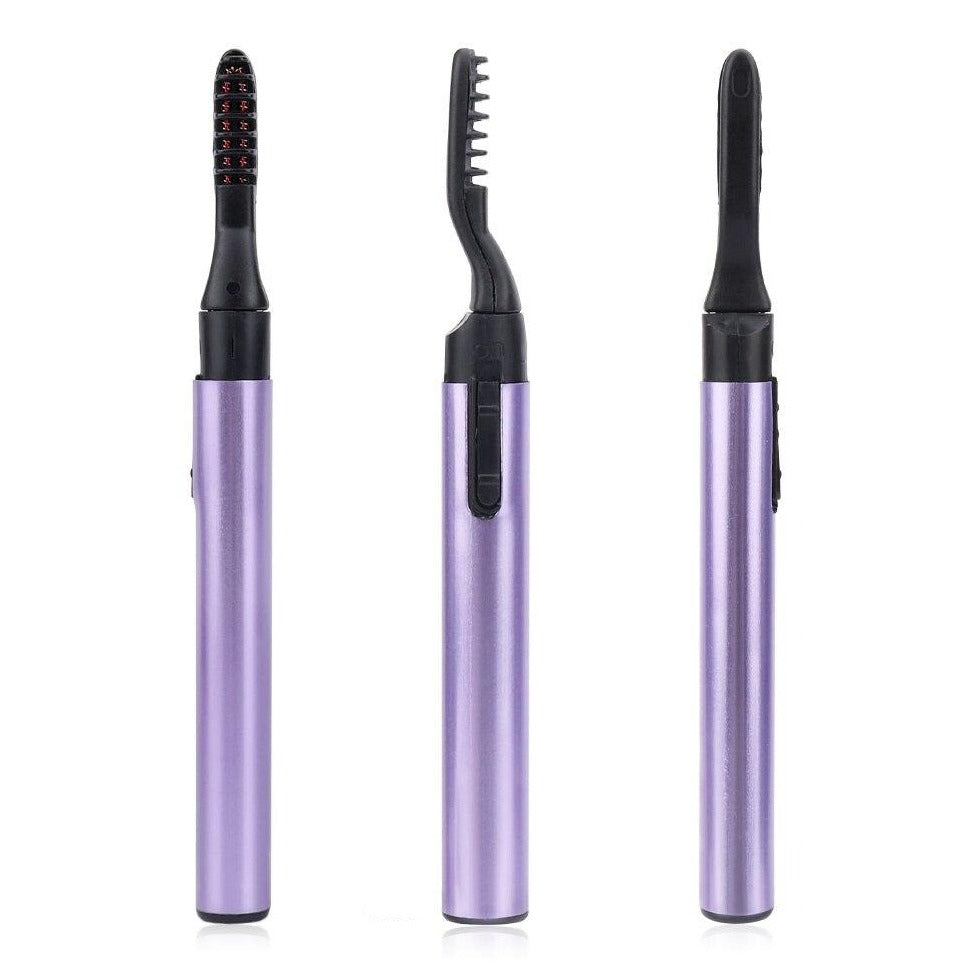 Heated eyelash curler
