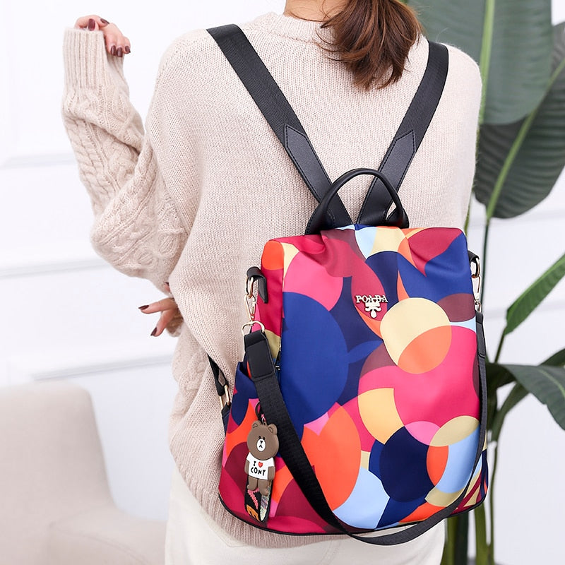 Anti-Theft Women Backpack