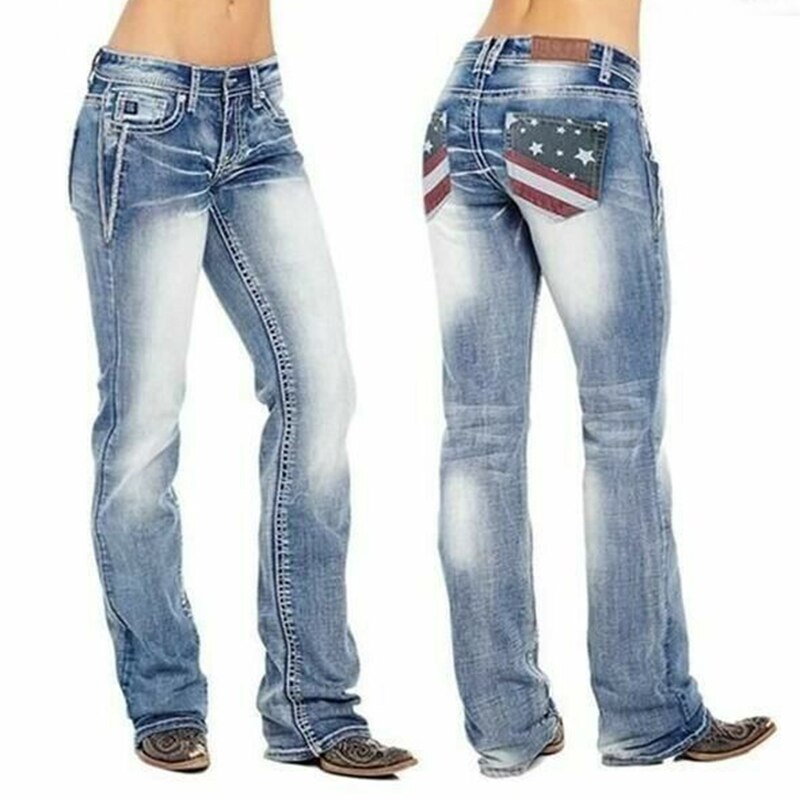 Denim Boot Cut Jeans