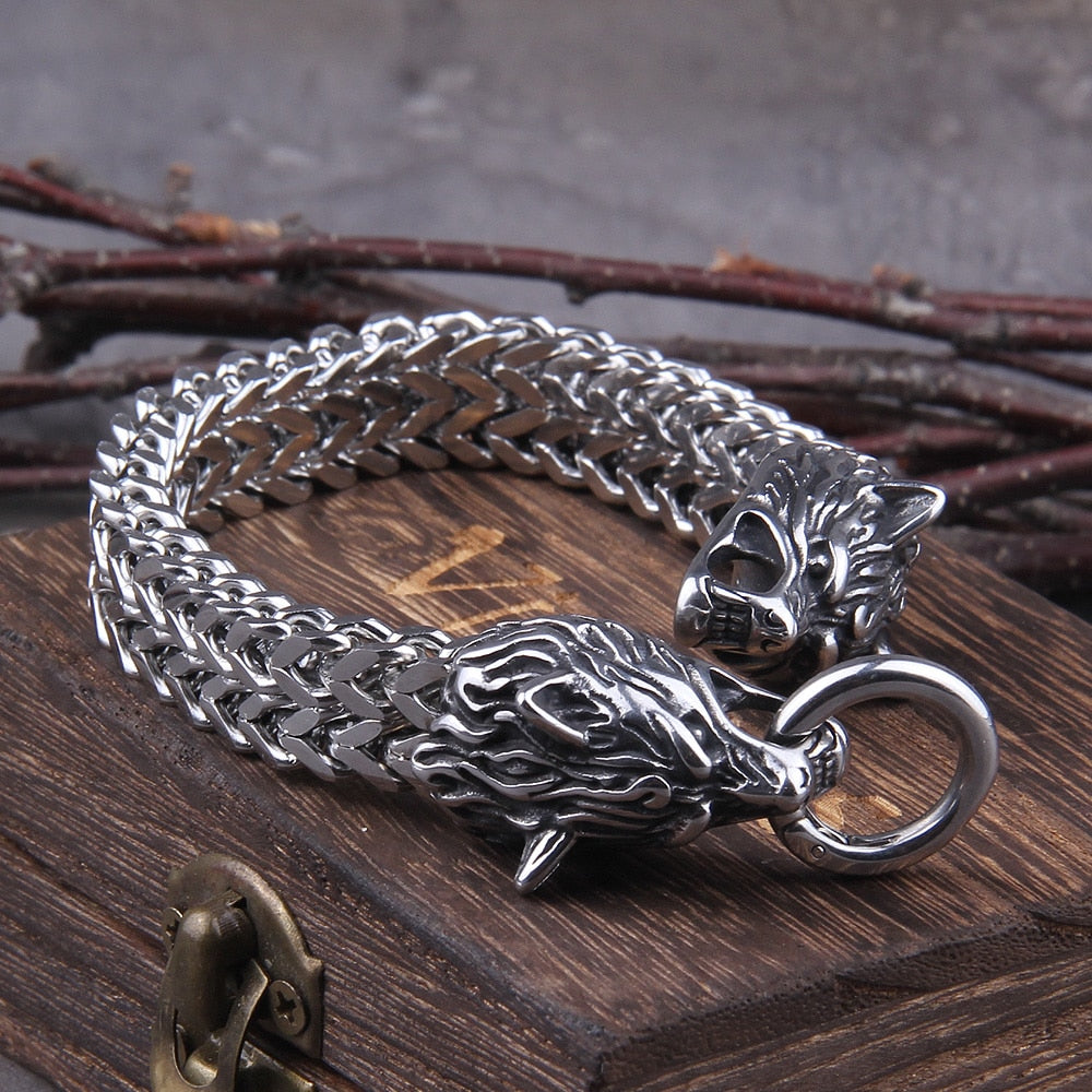 Fenrir Viking bracelet - (norse mythology)