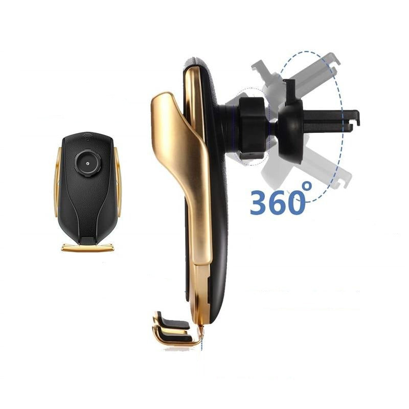 PREMIUM - Automatic Clamping Phone Holder | Wireless Charger