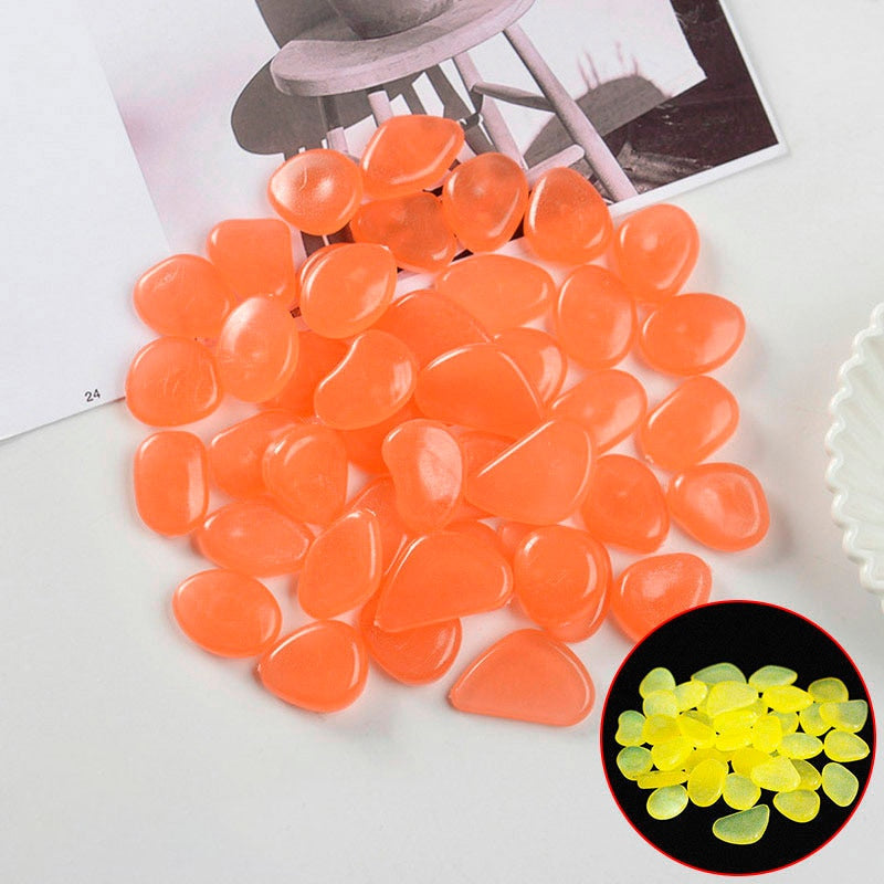 Glow in the Dark Garden Stones