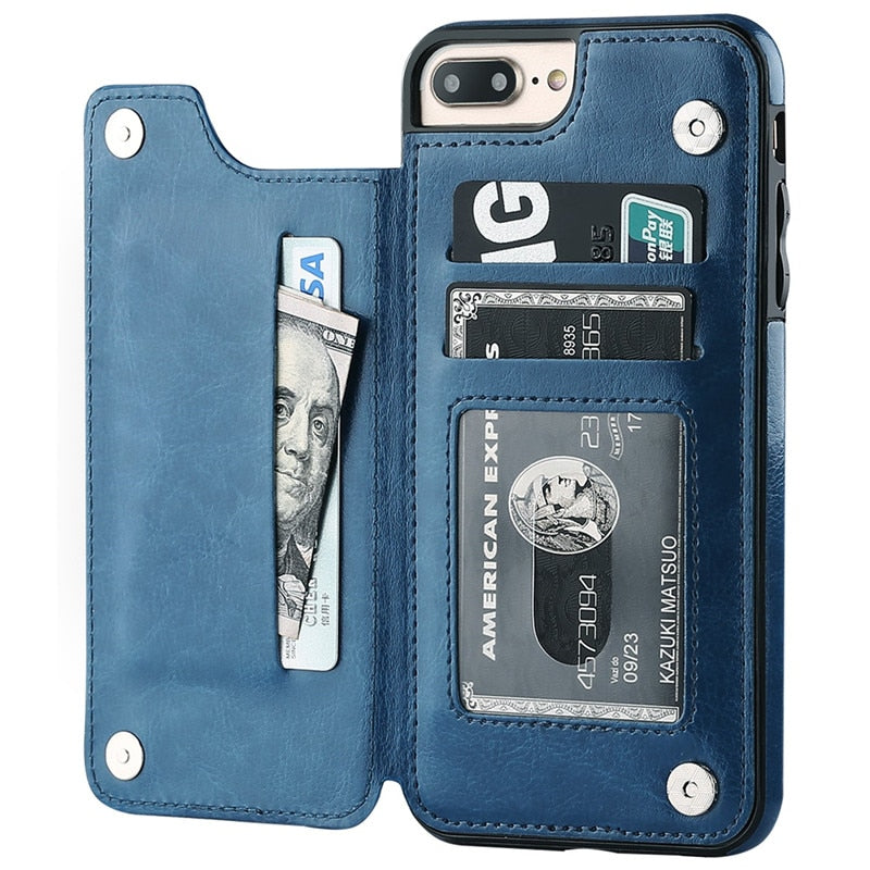 iPhone Leather Wallet Case