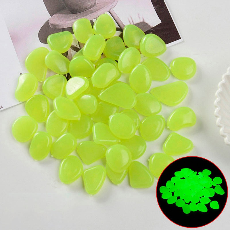 Glow in the Dark Garden Stones