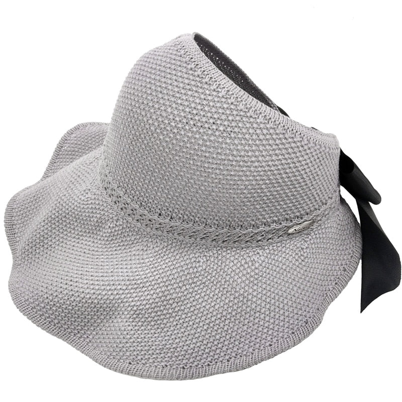 Summer ponytail hat