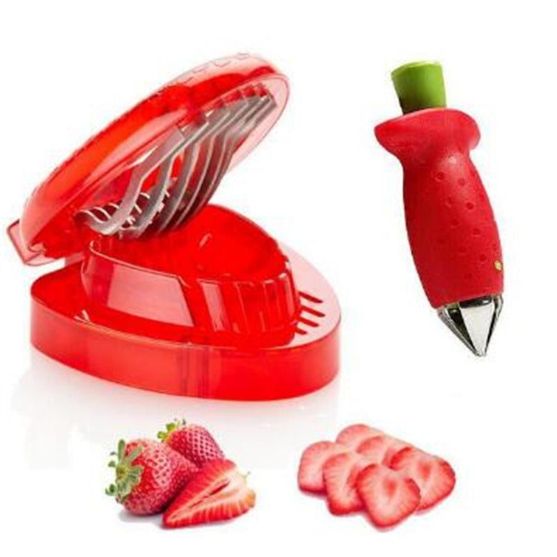 Set of fruit pulpers and cutters